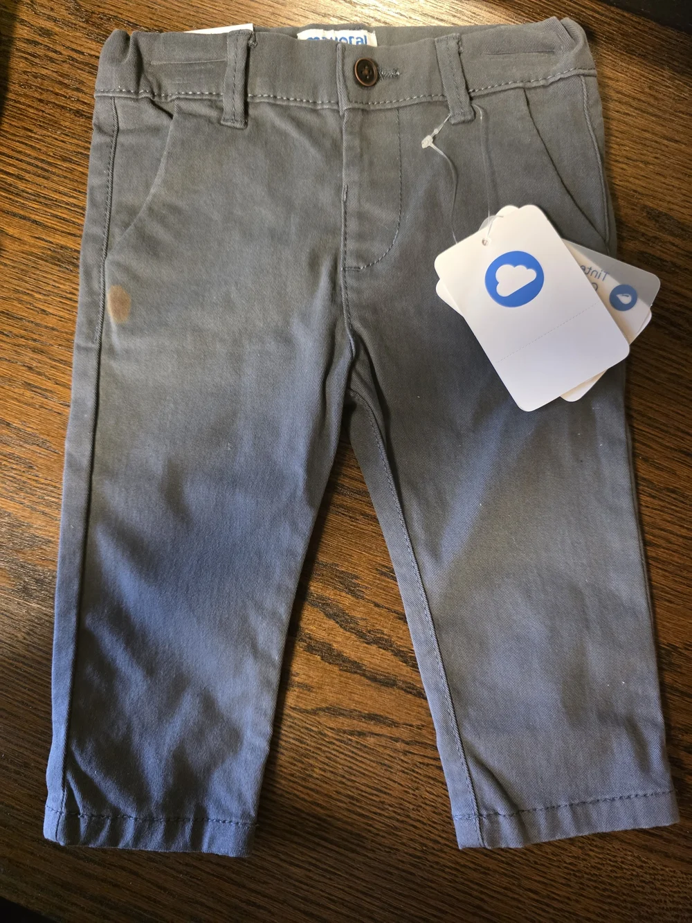 Mayoral Gray Casual Kids Pants 6M